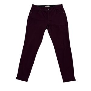 Knox Rose Deep Purple Ankle Skinny Denim Jeans Size 12 Women’s